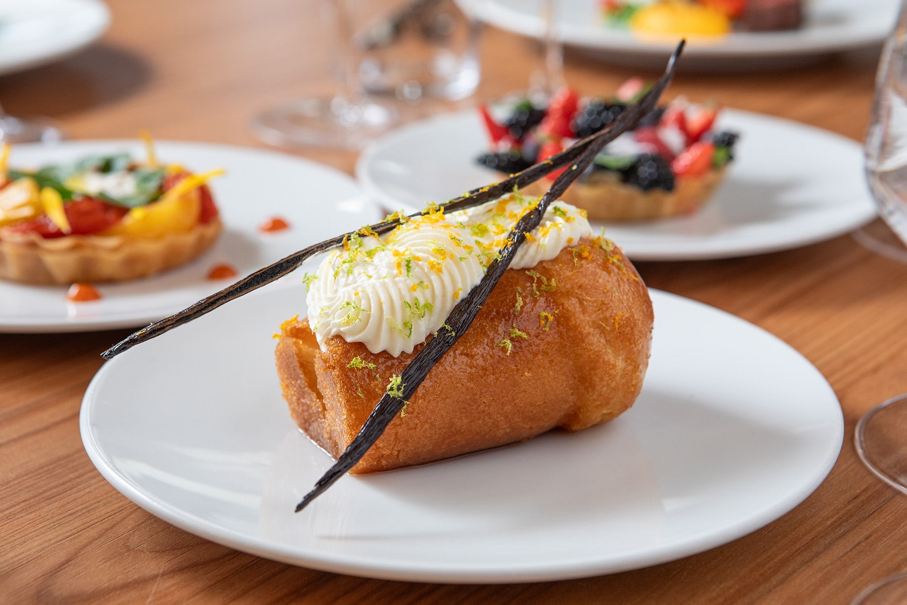 Dessert à la vanille